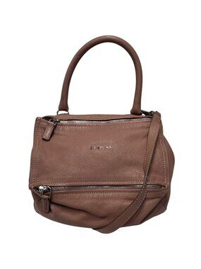 GIVENCHY Blush Pink Pebbled Leather Pandora Crossbody Bag